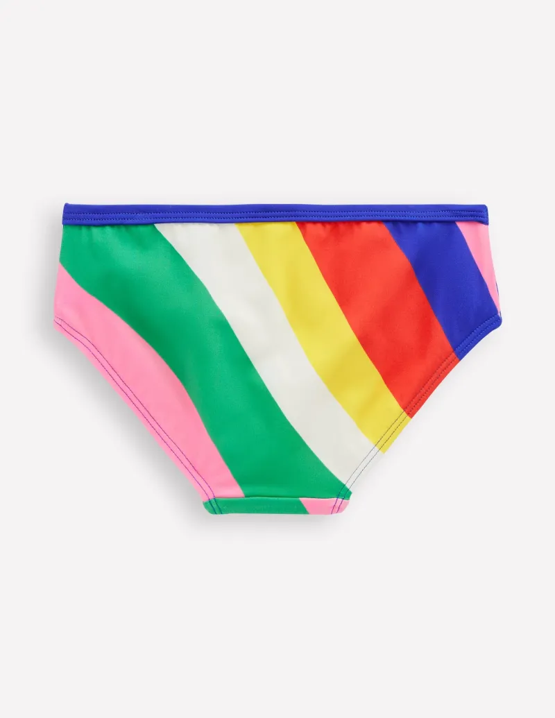 Bademode | Boden Gemusterte Bikinihose-Bunt Regenbogen Swirl-Motiv BuntRegenbogenSwirl-Motiv