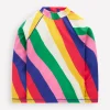 Bademode | Boden Gemustertes Badeshirt mit Sonnenschutz-Bunt Regenbogen Swirl-Motiv BuntRegenbogenSwirl-Motiv