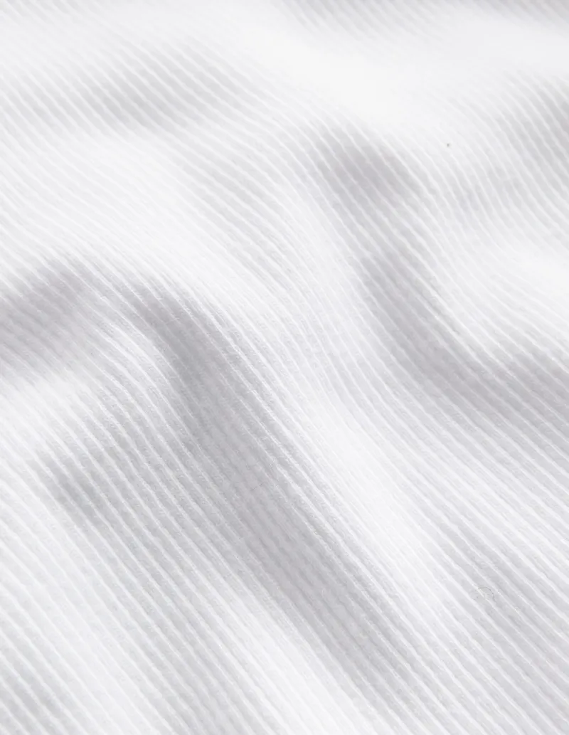Oberteile & T-shirts | Boden Geripptes Kurzarm-T-Shirt- Weiß