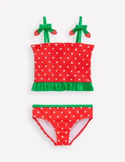 Bademode | Boden Gesmoktes Tankini-Set-Marmeladenrot Erdbeere MarmeladenrotErdbeere