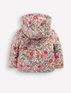 Jacken & Mäntel | Boden Gesteppte Kapuzenjacke-Rosa Apfelblüte Blumenmuster RosaApfelblüteBlumenmuster