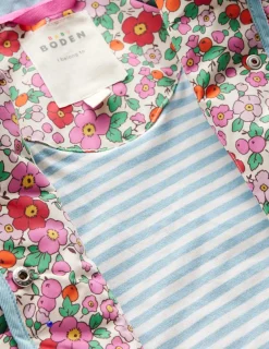 Jacken & Mäntel | Boden Gesteppte Kapuzenjacke-Rosa Apfelblüte Blumenmuster RosaApfelblüteBlumenmuster