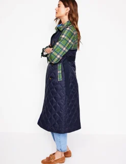 Mäntel & Jacken | Boden Gesteppter Trenchcoat- Marineblaue