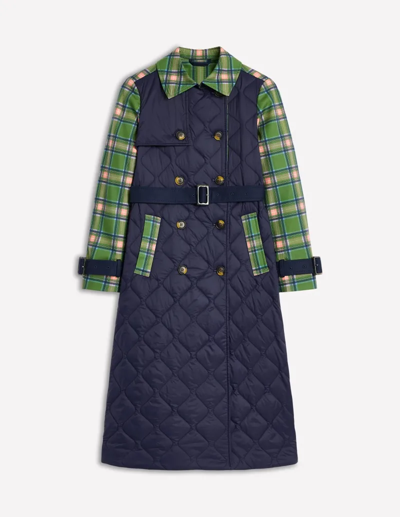Mäntel & Jacken | Boden Gesteppter Trenchcoat- Marineblaue