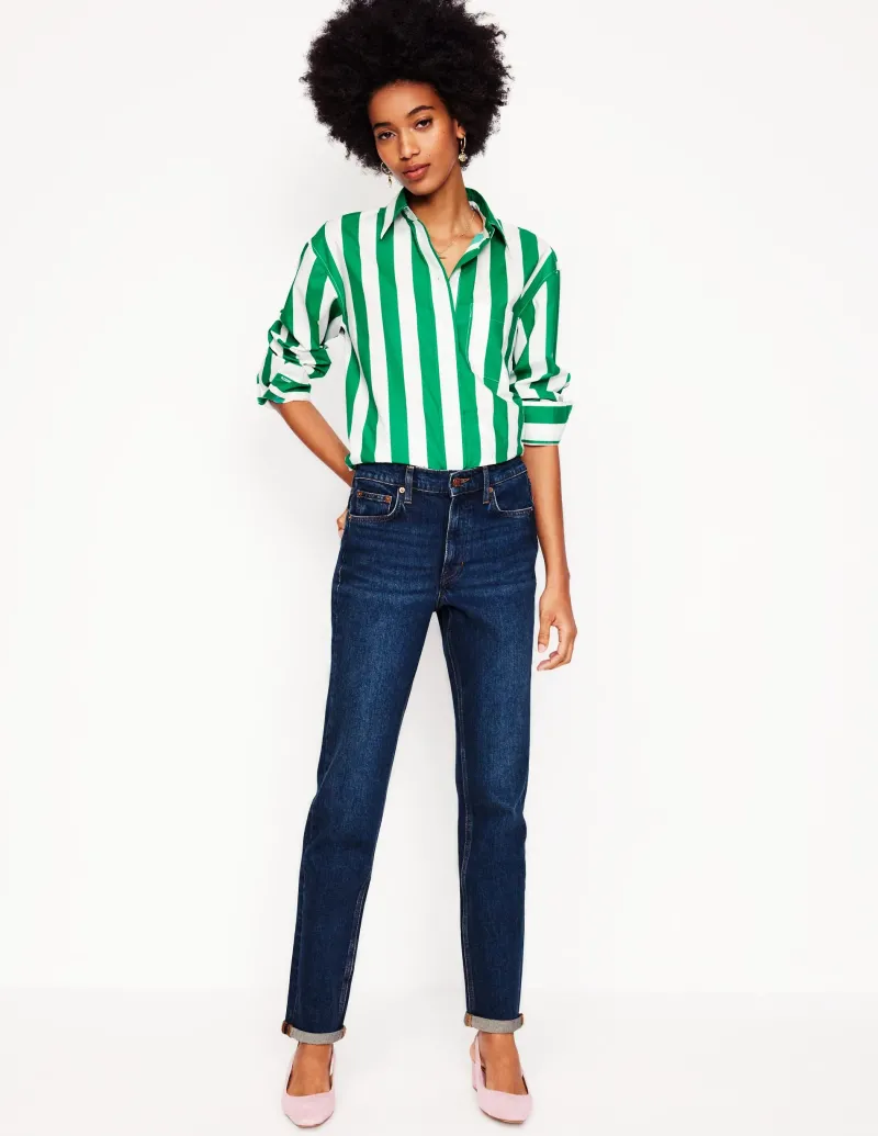 Jeans | Boden Girlfriend-Jeans-Dunkel Vintage DunkelVintage