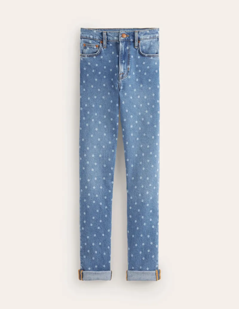 Jeans | Boden Girlfriend-Jeans- Laser-Punkt