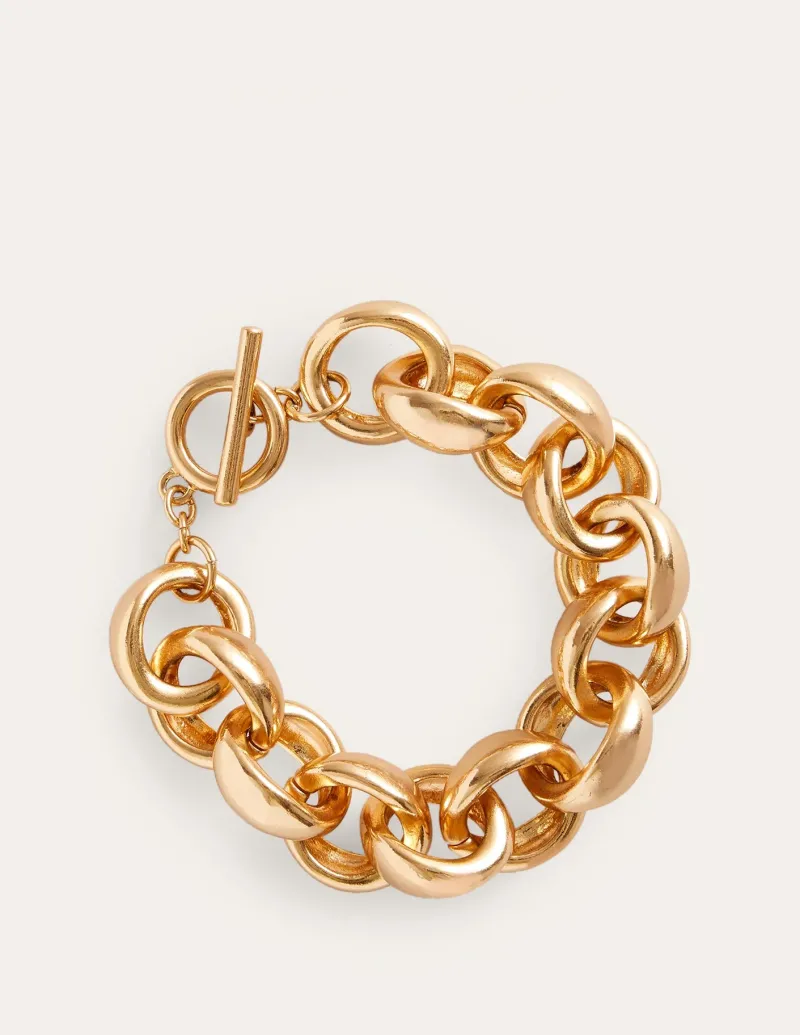 Schmuck | Boden Grobgliedriges Kettenarmband- Gold