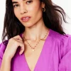 Schmuck | Boden Halskette mit Anhänger zum Schichten- ROSA