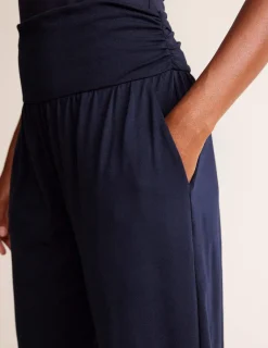 Nachtwäsche & Schlafanzüge | Hosen | Boden Hareem Jersey-Jogginghose-Aqua Marine Marl AquaMarineMarl