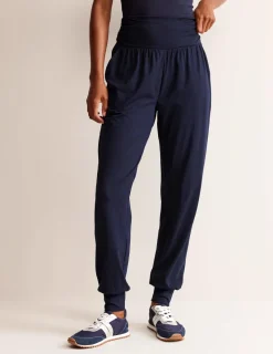Nachtwäsche & Schlafanzüge | Hosen | Boden Hareem Jersey-Jogginghose-Aqua Marine Marl AquaMarineMarl