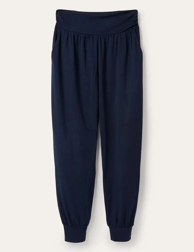 Nachtwäsche & Schlafanzüge | Hosen | Boden Hareem Jersey-Jogginghose-Aqua Marine Marl AquaMarineMarl