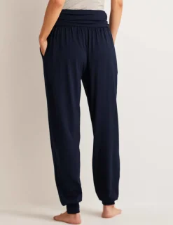 Nachtwäsche & Schlafanzüge | Hosen | Boden Hareem Jersey-Jogginghose-Aqua Marine Marl AquaMarineMarl