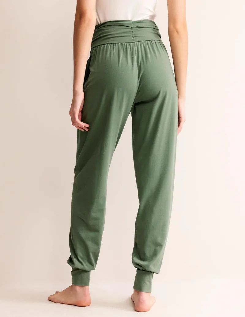 Nachtwäsche & Schlafanzüge | Hosen | Boden Hareem Jersey-Jogginghose- Erlengrün