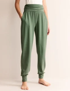 Nachtwäsche & Schlafanzüge | Hosen | Boden Hareem Jersey-Jogginghose- Erlengrün