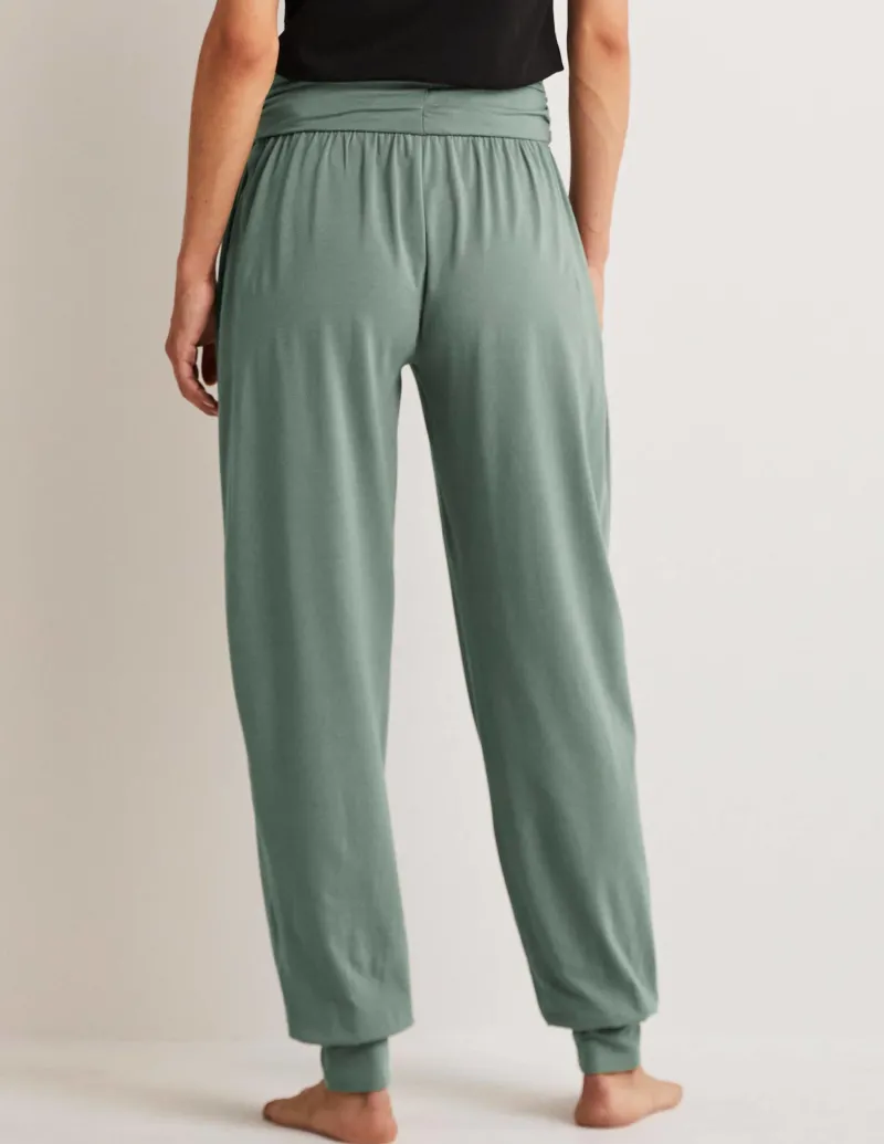 Nachtwäsche & Schlafanzüge | Hosen | Boden Hareem Jersey-Jogginghose- Erlengrün