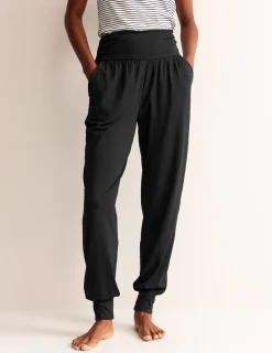 Nachtwäsche & Schlafanzüge | Hosen | Boden Hareem Jersey-Jogginghose- Schwarz