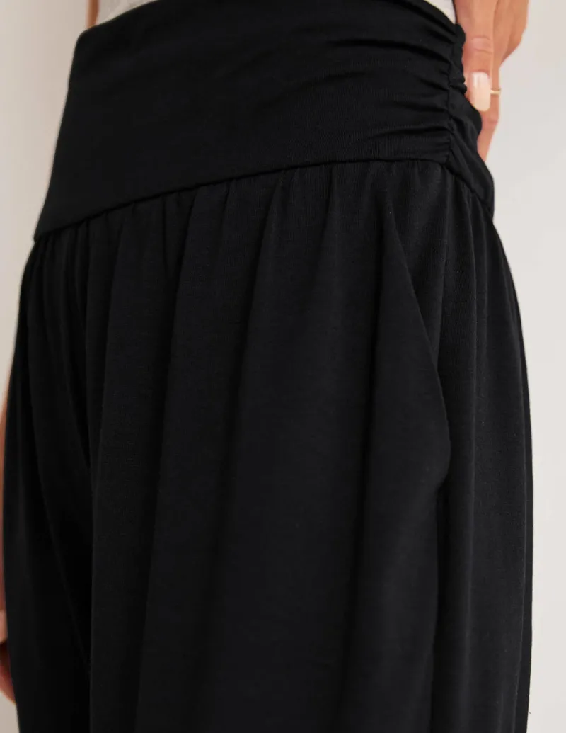 Nachtwäsche & Schlafanzüge | Hosen | Boden Hareem Jersey-Jogginghose- Schwarz
