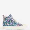 Schuhe, Turnschuhe & Sandalen | Boden Hochgeschnittene Canvas-Sneaker-Saphirblau Blumenmuster SaphirblauBlumenmuster