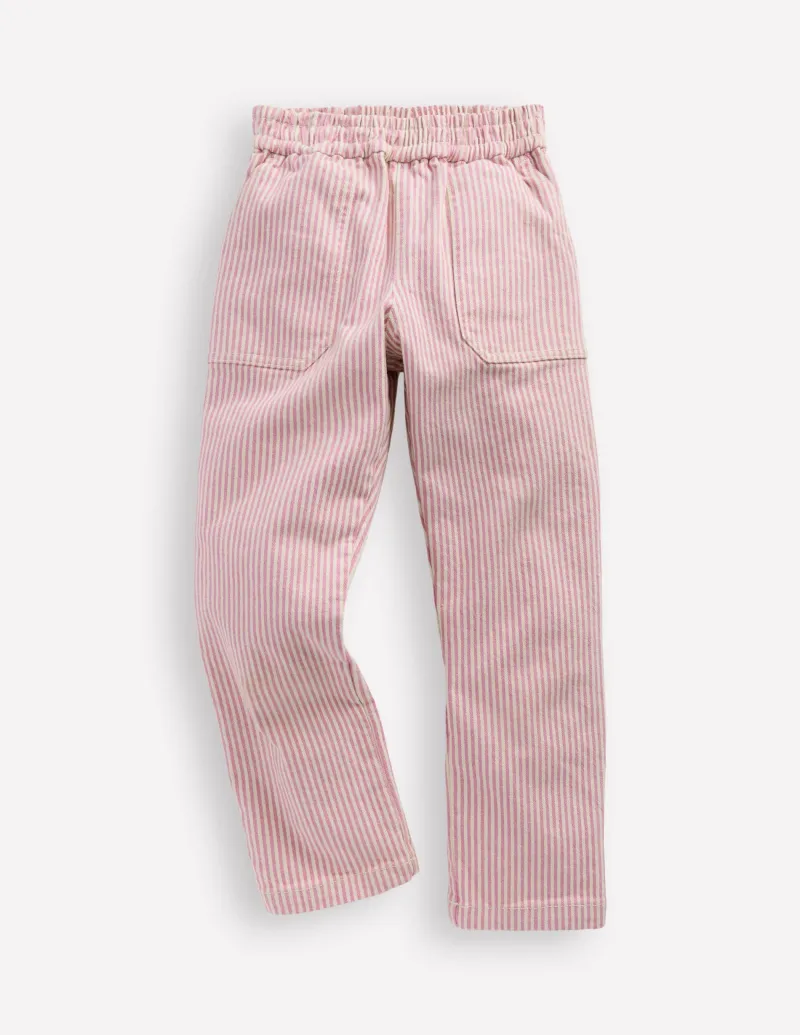 Hosen & Jeans | Boden Hose zum Hineinschlüpfen-Rosa Drillich RosaDrillich