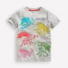 Oberteile & T-shirts | Boden In Dunkeln leuchtendes T-Shirt-Grau meliert Drachen GraumeliertDrachen