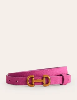 Gürtel | Boden Iris Eng anliegender Gürtel mit Trensendetail-Wildleder Prickelndes Pink WildlederPrickelndesPink