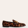 Flache Schuhe | Loafer | Boden Iris Loafer mit Trensendetail-Mohair, Leopardenmuster Mohair,Leopardenmuster