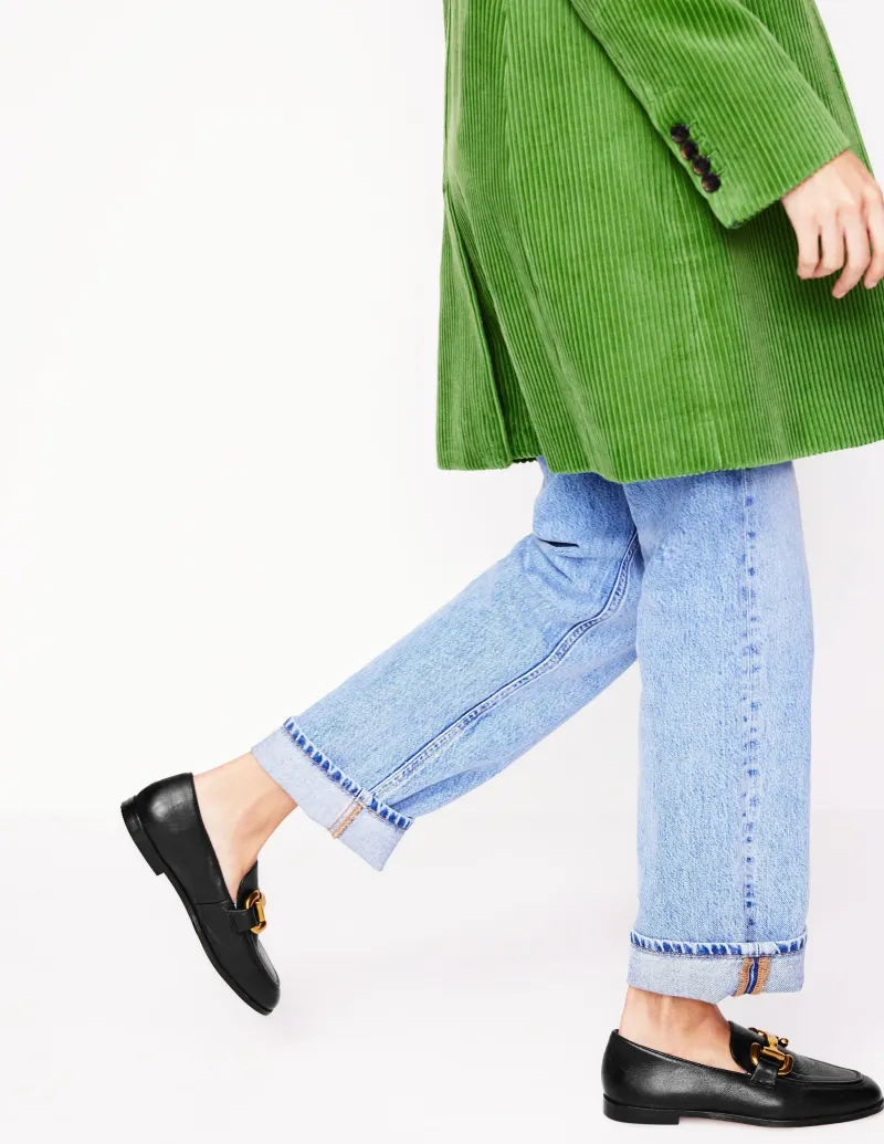 Flache Schuhe | Loafer | Boden Iris Loafer mit Trensendetail- Schwarz