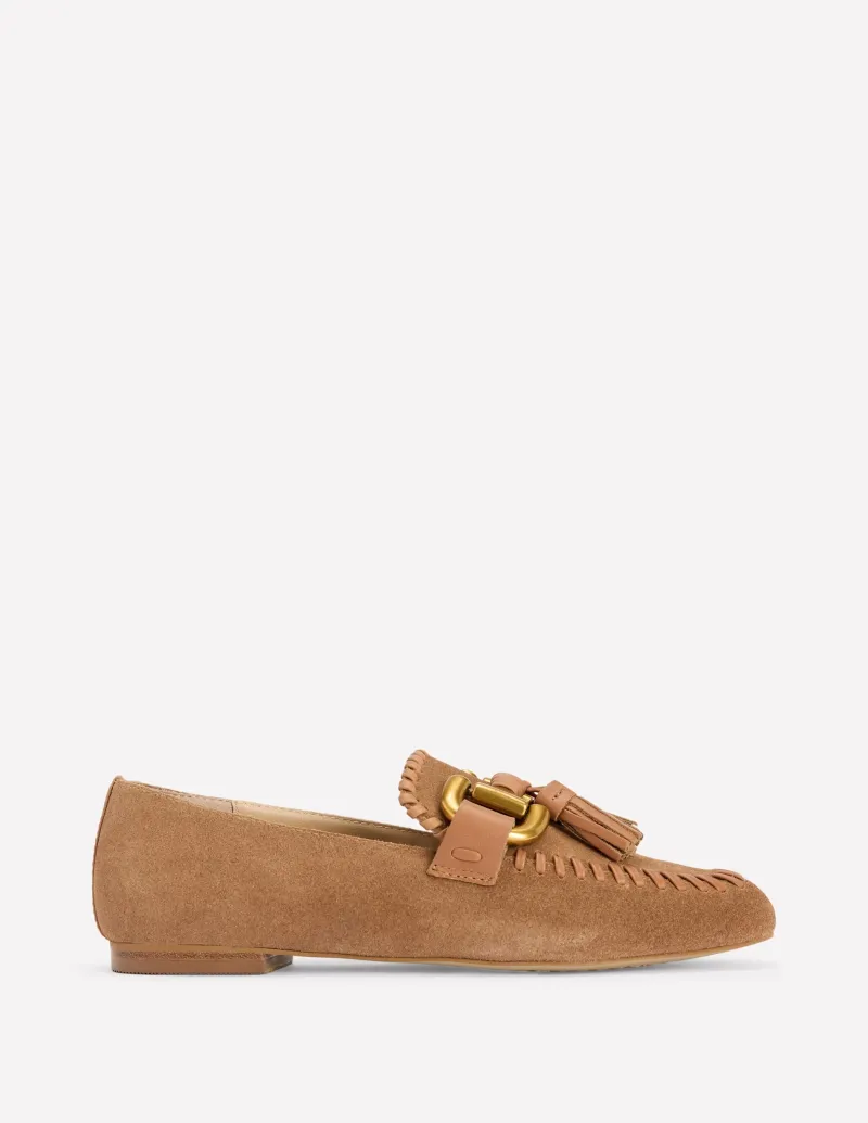 Loafer | Flache Schuhe | Boden Iris Loafer mit Trensendetail- Hellbraun