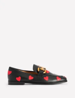 Flache Schuhe | Loafer | Boden Iris Loafer mit Trensendetail-Schwarze Herzen SchwarzeHerzen
