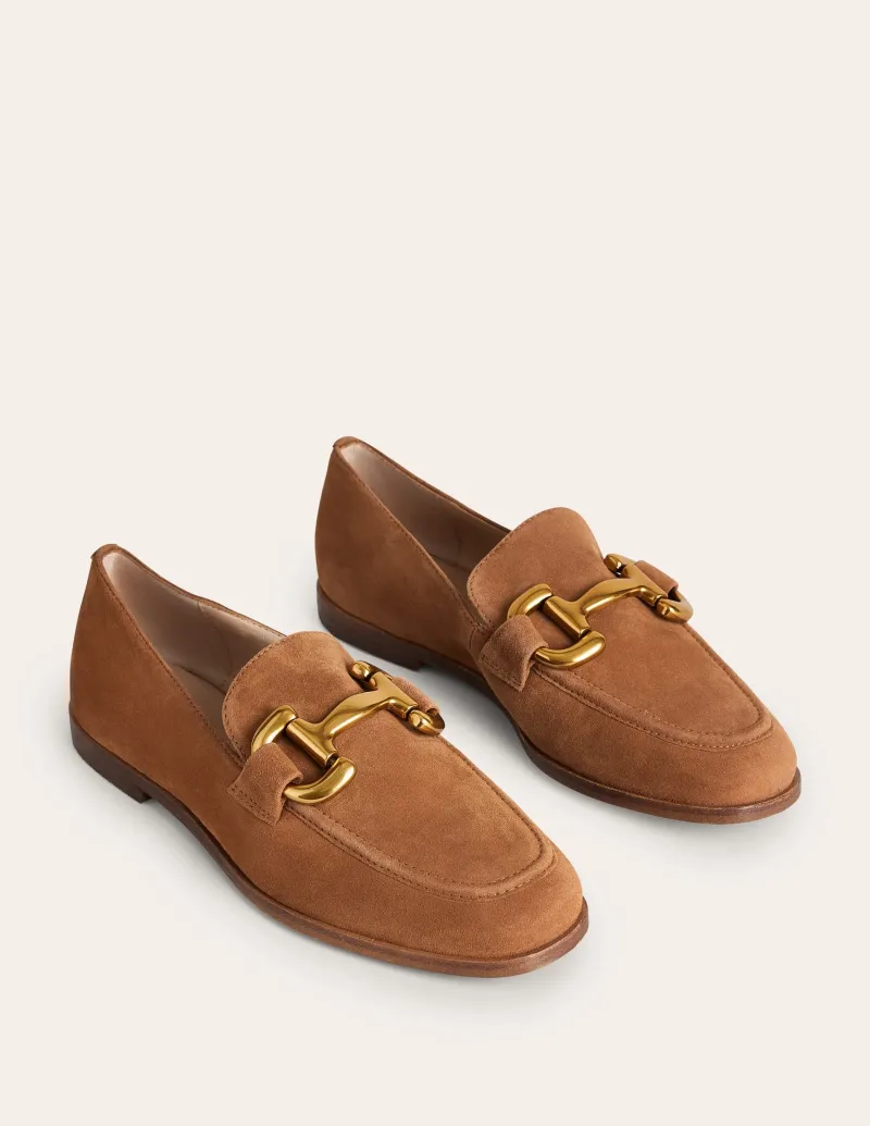 Loafer | Flache Schuhe | Boden Iris Loafer mit Trensendetail-Ingwerplätzchen Wildleder IngwerplätzchenWildleder
