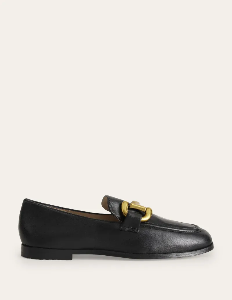 Flache Schuhe | Loafer | Boden Iris Loafer mit Trensendetail- Schwarz
