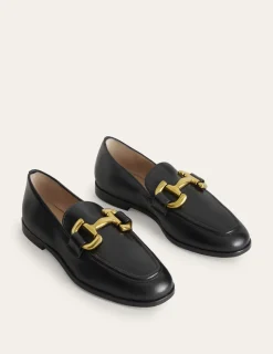 Flache Schuhe | Loafer | Boden Iris Loafer mit Trensendetail- Schwarz