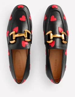 Flache Schuhe | Loafer | Boden Iris Loafer mit Trensendetail-Schwarze Herzen SchwarzeHerzen