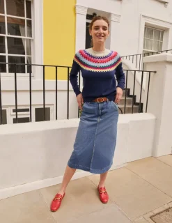 Flache Schuhe | Loafer | Boden Iris Loafer mit Trensendetail- Briefkastenrot