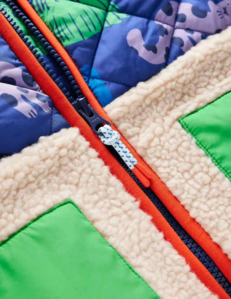 Mäntel & Jacken | Boden Jacke aus Teddyfell-Mix-Regenbogen Haustiere RegenbogenHaustiere