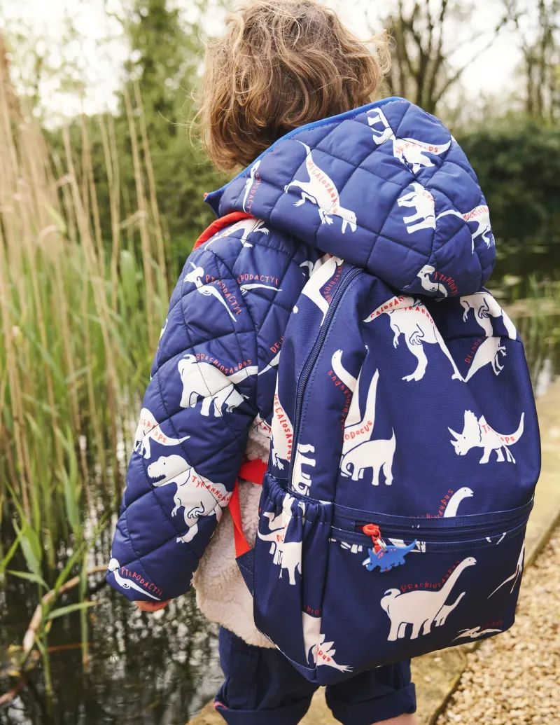 Mäntel & Jacken | Boden Jacke aus Teddyfell-Mix-Schuluniform-Marineblau Dino/Teddyfell Schuluniform-MarineblauDino/Teddyfell