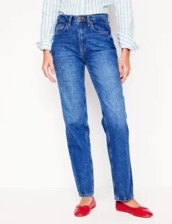 Jeans | Boden Jeans mit hohem Bund und geradem Bein-Beatnik Red BeatnikRed