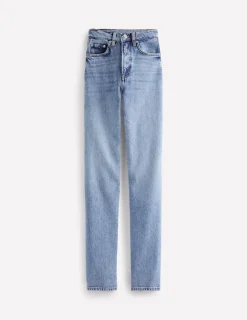 Jeans | Boden Jeans mit hohem Bund und geradem Bein-Helle Waschung HelleWaschung