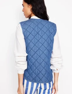 Blazer | Mäntel & Jacken | Boden Jeans-Steppweste-Mittlere Waschung MittlereWaschung