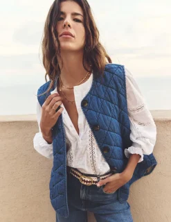 Blazer | Mäntel & Jacken | Boden Jeans-Steppweste-Mittlere Waschung MittlereWaschung