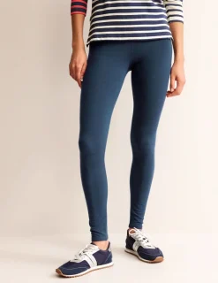 Nachtwäsche & Schlafanzüge | Hosen | Boden Jersey-Leggings mit hohem Bund-Aqua Marine Marl AquaMarineMarl