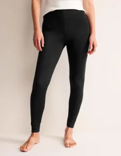 Nachtwäsche & Schlafanzüge | Hosen | Boden Jersey-Leggings mit hohem Bund- Schwarz