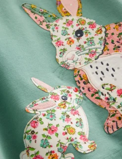 Oberteile & T-shirts | Tuniken | Boden Jersey-Tunika mit Applikationen-Eukalyptus Hase EukalyptusHase
