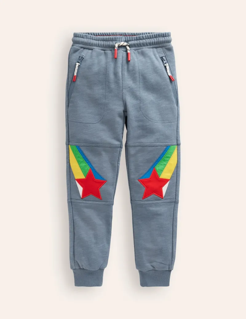 Jogginghosen | Boden Jogginghose mit verstärktem Knie-Colbart-Grau Regenbogen Stern Colbart-GrauRegenbogenStern
