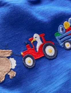 Strampler & Spielanzüge | Boden Jungen-Set mit Taschen-Leuchtendes Blau Hase LeuchtendesBlauHase