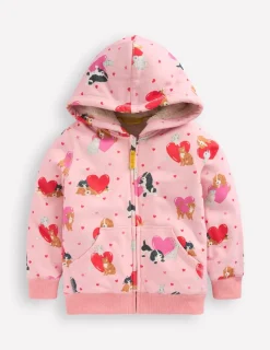Hoodies & Kapuzenpullis | Oberteile & T-shirts | Boden Kapuzenpullover mit Zottelfutter-Kreiderosa Valentinstag Haustiere KreiderosaValentinstagHaustiere
