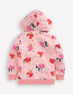 Hoodies & Kapuzenpullis | Oberteile & T-shirts | Boden Kapuzenpullover mit Zottelfutter-Kreiderosa Valentinstag Haustiere KreiderosaValentinstagHaustiere