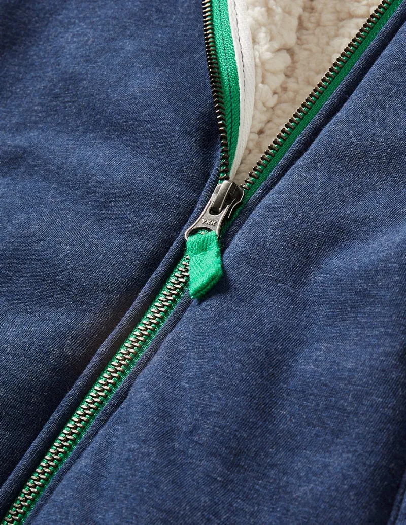 Sweatshirts & Fleeces | Oberteile & T-shirts | Boden Kapuzenpullover mit Zottelfutter-Schuluniform-Marineblau Meliert Schuluniform-MarineblauMeliert