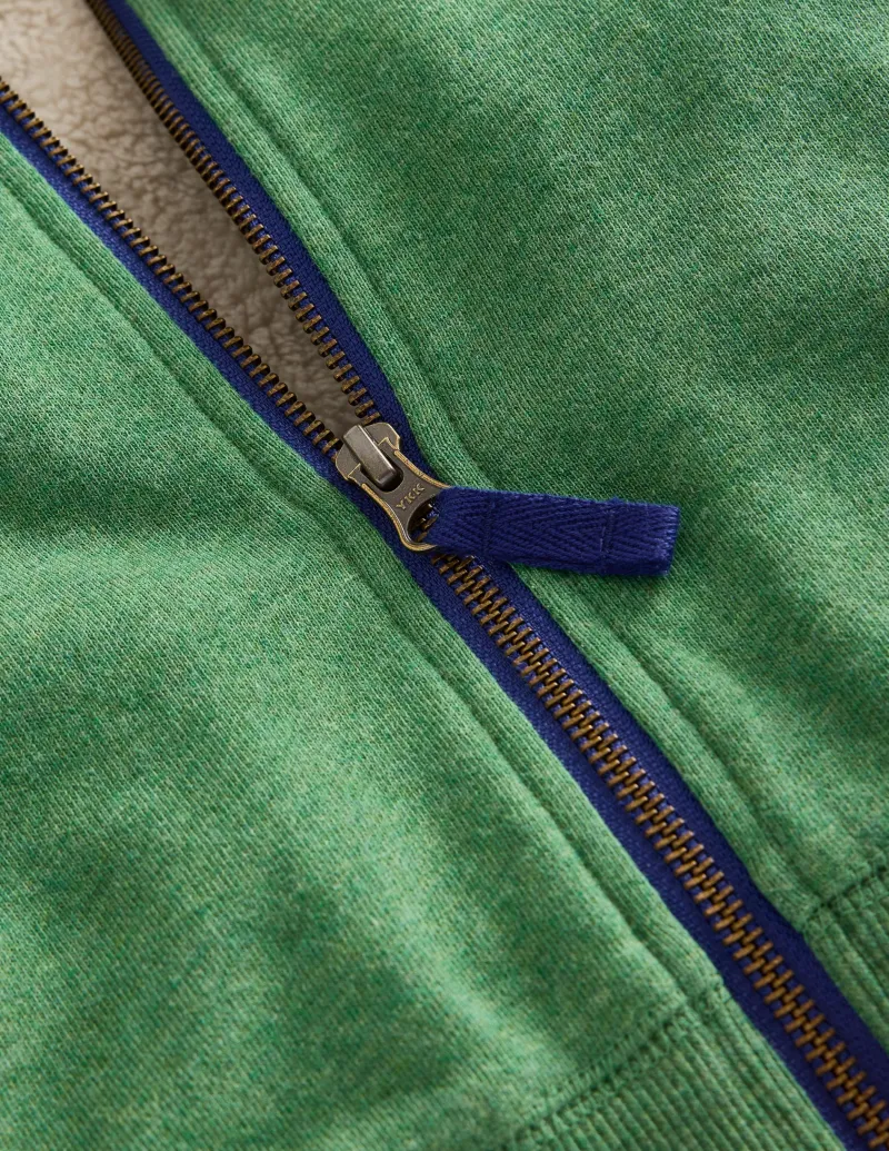 Sweatshirts & Fleeces | Oberteile & T-shirts | Boden Kapuzenpullover mit Zottelfutter-Grün Meliert GrünMeliert
