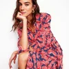 Kleider & Jumpsuits | Midi | Boden Kate Midi-Hemdblusenkleid-Französisches Marineblau, Großflächiges Schleifenmuster FranzösischesMarineblau,GroßflächigesSchleifenmuster